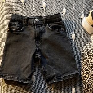 Black kids Denim Shorts